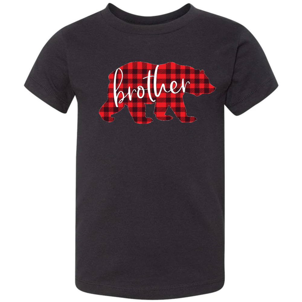 Brother Buffalo Plaid Christmas Shirt